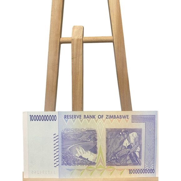 Zimbabwe 10 Billion Dollar Banknote 2008 Series 10000000000 Reserve Currency Col - Picture 5 of 8